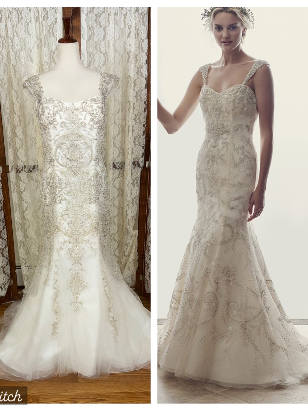 Stunning Maggie Sottero Heavily Beaded Wedding Gown
